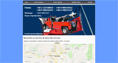 Desktop Screenshot of gruasparachile.cl